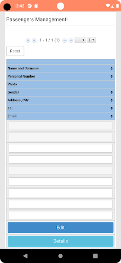 Nasir Tours Reservations Screen 2