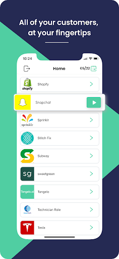 Tangelo Field App Screen 2