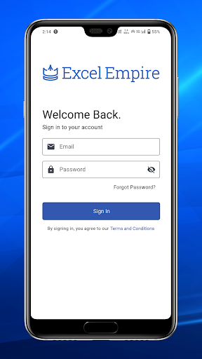 Android application Excelerator CRM screenshort