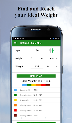 BMI Calculator Screen 2