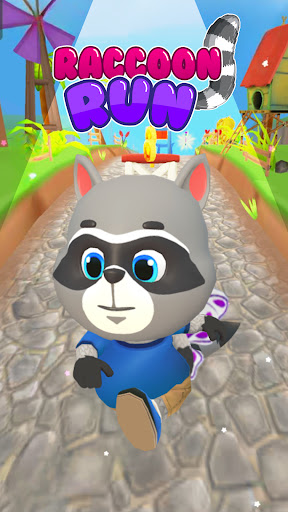Raccoon Fun Run: Running Games Screen 3
