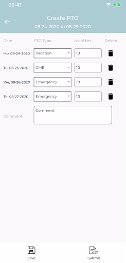 IPC Time Entry Screen 2