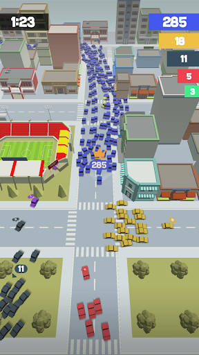 Crowd Drift Cars City io screenshots 3
