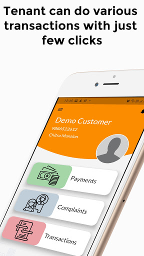 Android application RentOS for tenants screenshort