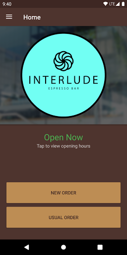 Android application Interlude Espresso Bar screenshort