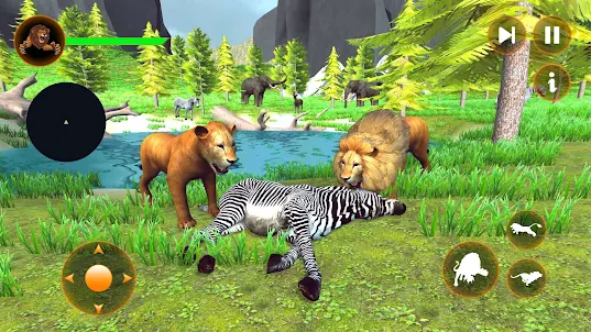Lion Games Animal Wildlife Sim