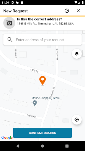 Screenshot of MY BHAM 311