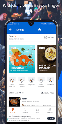 Order food online Screen 3
