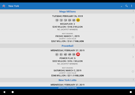 Lotto Results - Mega Millions Powerball Lottery US screenshots 18