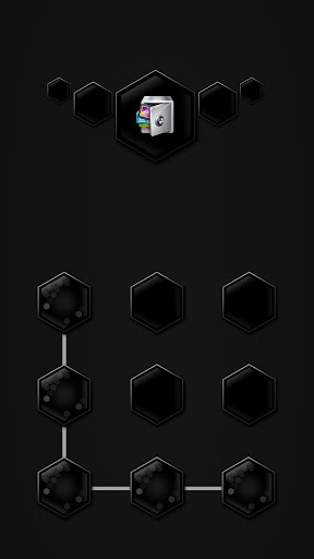 Android application AppLock Theme Black screenshort