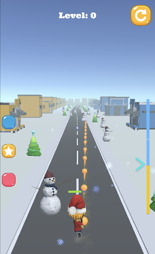 Catch Santa: Runner Shooter 3D Screen 2