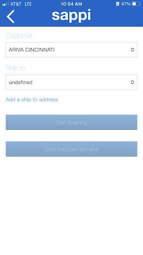 Sappi Stock Manager Screen 2