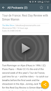 Cycling News Screenshot