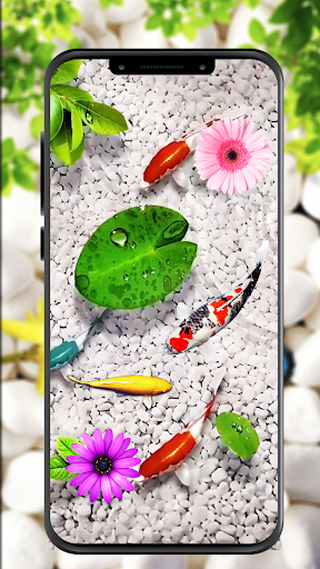 Fish Live Wallpaper Koi Screenshot 1 - AppWisp.com