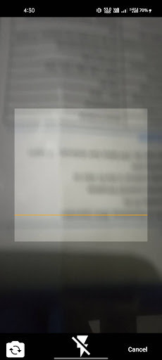 Android application QR Scan screenshort