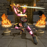 Superhero Ninja Girl Assassin Shadow Survival War icon