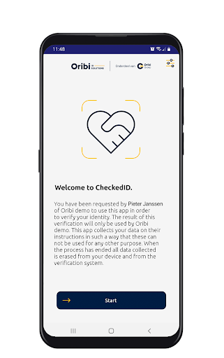 Android application CheckedID screenshort