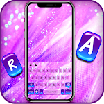 Cover Image of Download Purple Jello SMS Keyboard Back  APK
