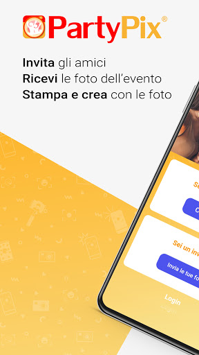 Android application PartyPix screenshort