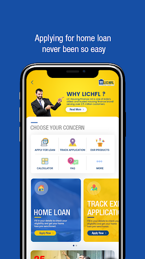 Android application LIC HFL Home Loans screenshort