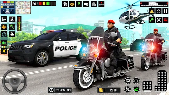 Us Police Bike Simulator Games