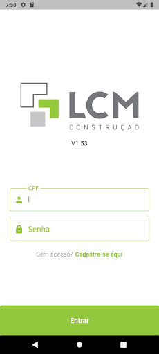 Android application LCM-Services screenshort