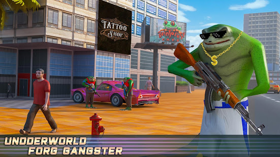 Flying Rope Hero Frog Gangster Crime City 1.0.3 screenshots 3