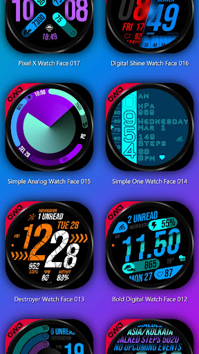 Watch Faces Screen 3