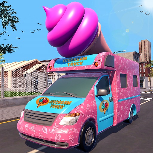City Ice Cream Delivery Cart logo