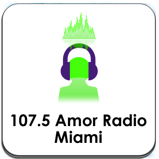 107.5 Amor Radio Miami 107.5 logo