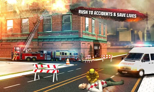 Jogo City Fire Truck Rescue