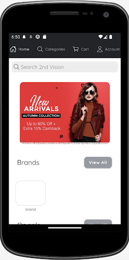 Android application 2nd vision screenshort