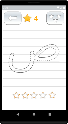 Android application Handwriting Practice - Arabic screenshort