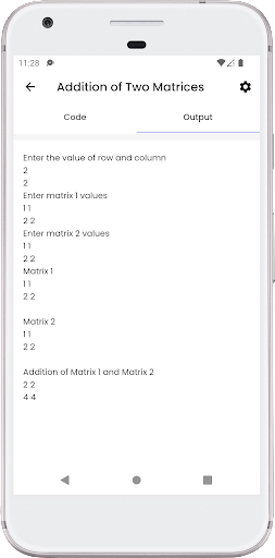 C Programs Screen 3