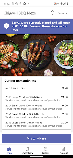 Chigwell BBQ Meze Screen 2