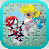 Superhero & Princess Puzzle icon