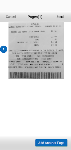 ExpenseVisor DocScan Screenshot 3 - AppWisp.com