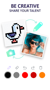 PixelBook: pixel art, draw and color by number