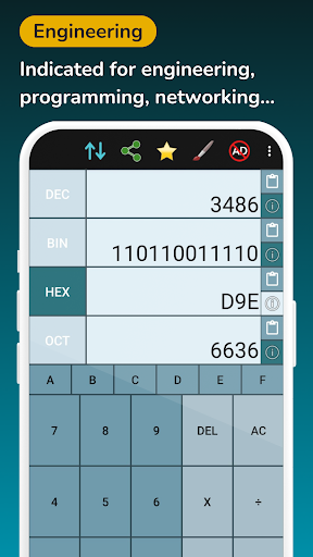 Binary Calculator Hex Decimal screenshot 29