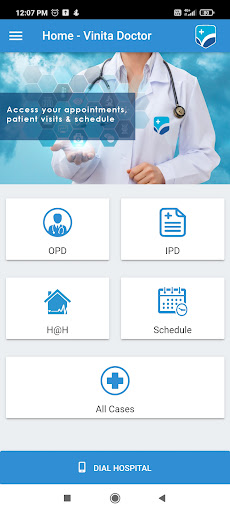 Vinita Doctor Portal Screen 2