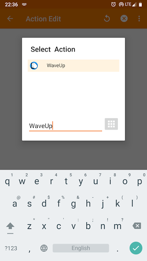 Android application WaveUp Tasker Plugin screenshort