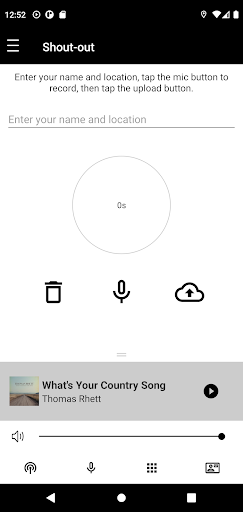 Android application WAFC-FM Pure Country screenshort