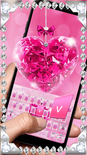 Diamond Pink Love Theme Screen 2