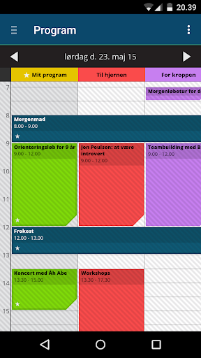 MyEvent Screen 2