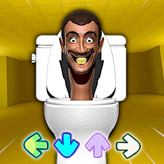 Skibidi Toilet game horror 3d icon