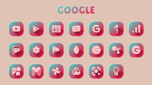 Screenshot of Mint Melon Icon Pack