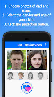BabyGenrator - Предскажи свое будущее детское лицо Screenshot