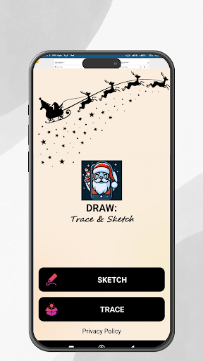 Santa Claus Drawing Screen 2