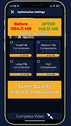 ビデオコンプレッサーPRO -ビデオのサイズ変更と圧縮のおすすめ画像1