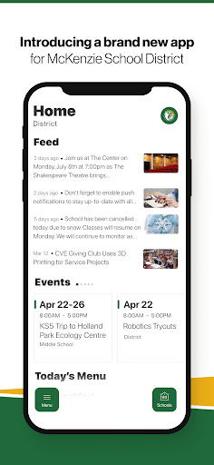 Android application McKenzie School District, OR screenshort